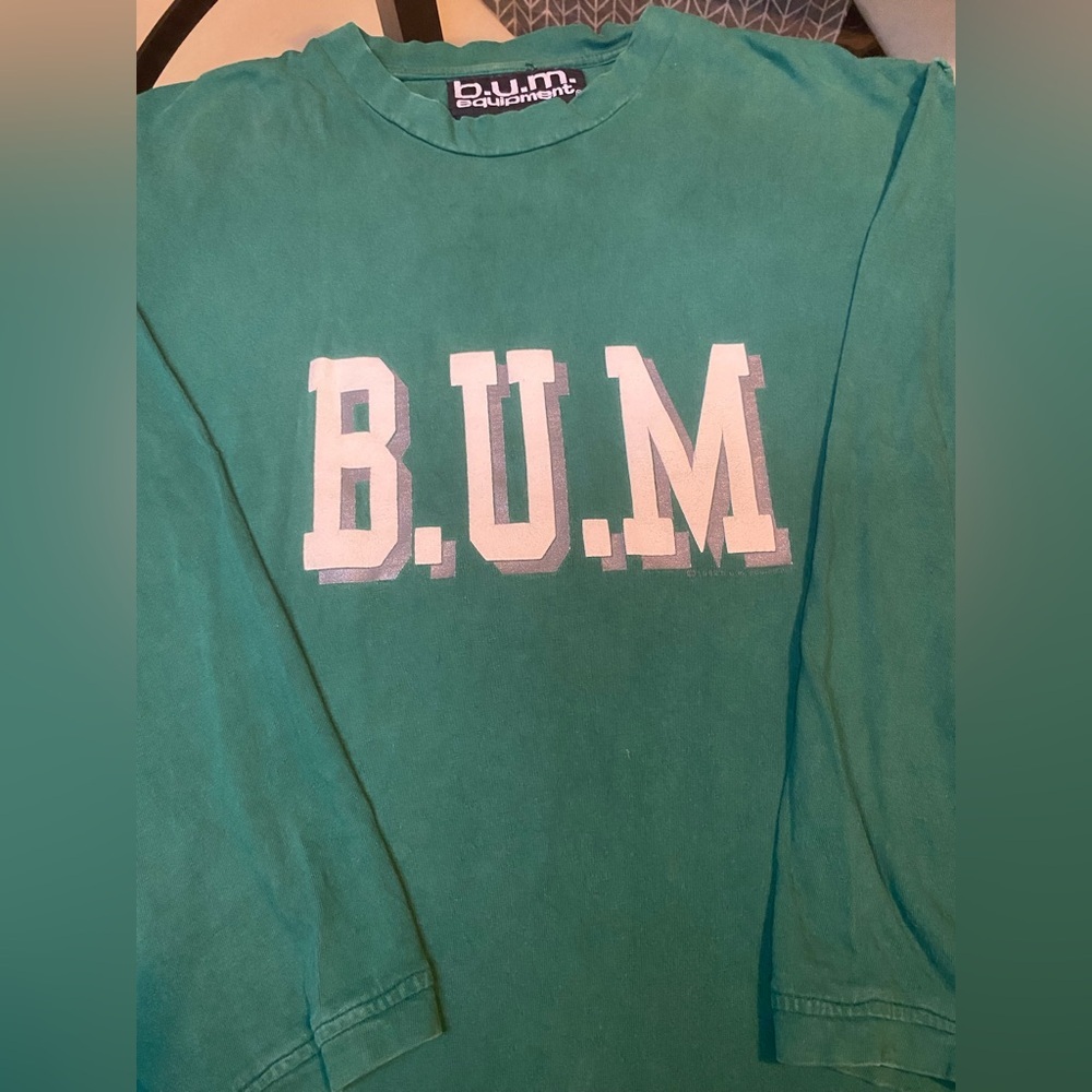 Vintage BUM EQUIPMENT Shirt long sleeve  Sz M